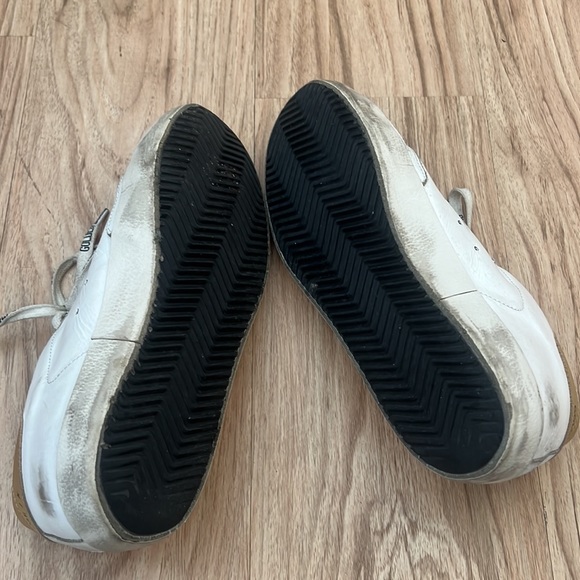 Golden Goose Superstars size 37 white with leopard spotted star and gold tab - Picture 5 of 10